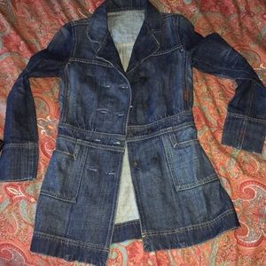 Designer denim jacket